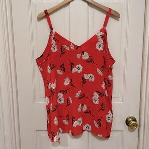 TORRID Floral Coral Camisole Top